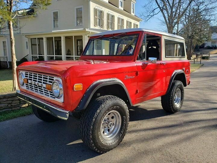 1968 Red Ford Bronco SUV