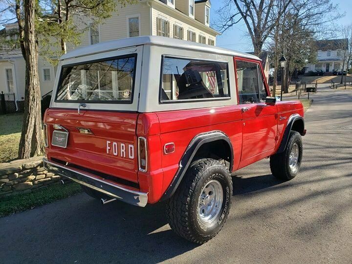 1968 Red Ford Bronco SUV