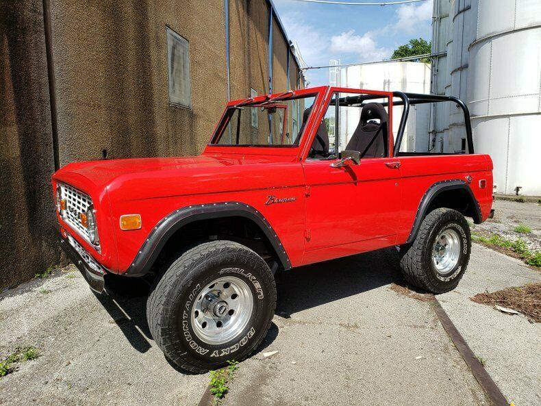 1968 Red Ford Bronco SUV