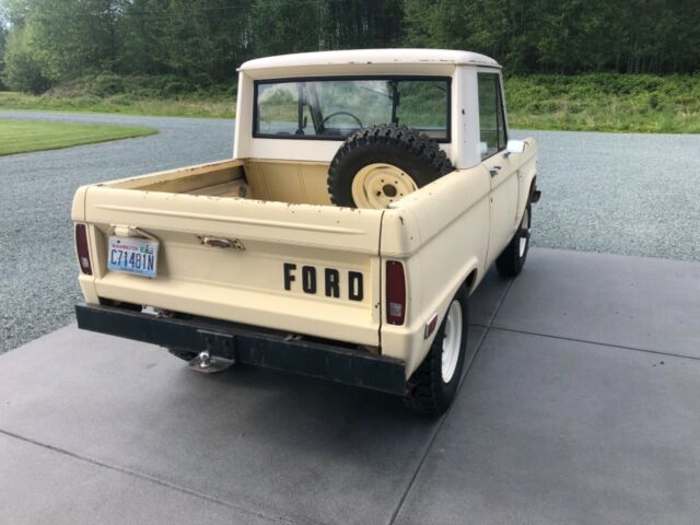 1968 Yellow Ford Bronco Pickup
