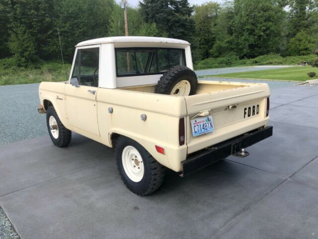 1968 Yellow Ford Bronco Pickup
