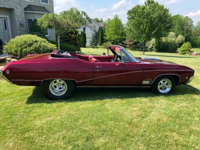 1968 Burgundy Buick Skylark Convertible
