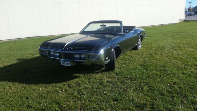 1968 Semi Gloss Black Buick Riviera Roadster