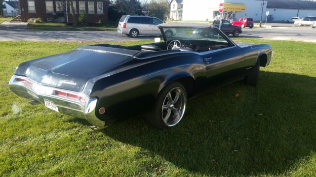 1968 Semi Gloss Black Buick Riviera Roadster
