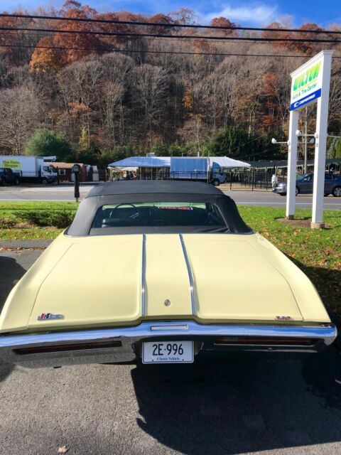 1968 Yellow Buick Skylark Convertible