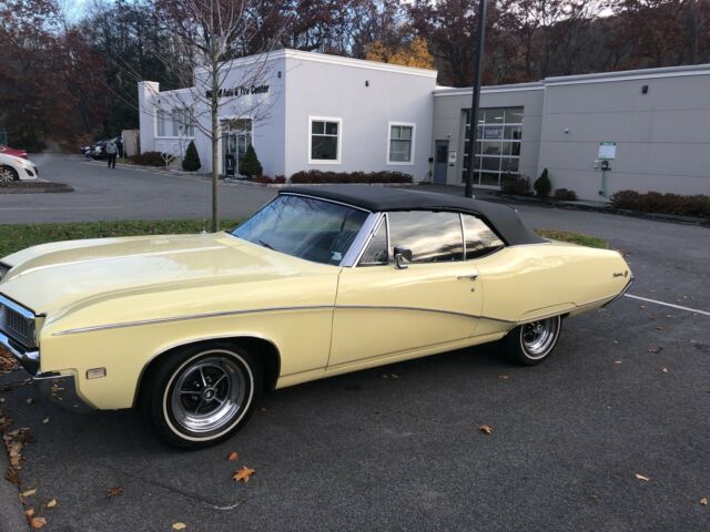 1968 Yellow Buick Skylark Convertible