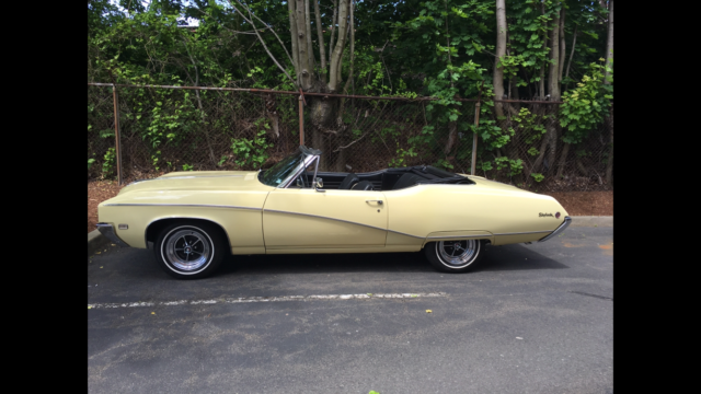 1968 Yellow Buick Skylark Convertible
