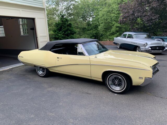 1968 Yellow Buick Skylark Convertible