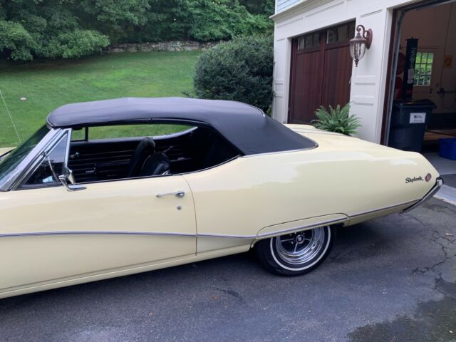 1968 Yellow Buick Skylark Convertible