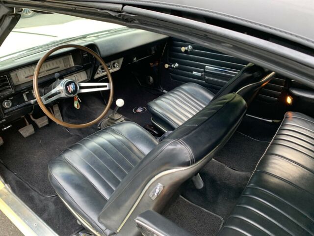 1968 Yellow Buick Skylark Convertible