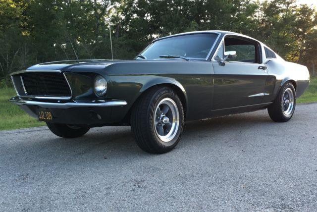 1967 Green Ford Mustang