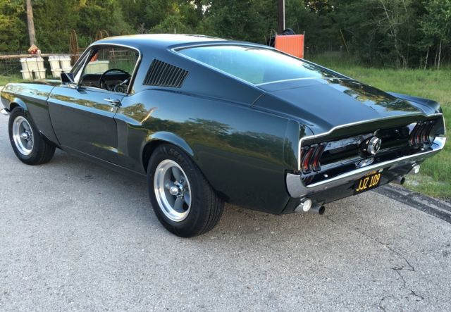 1967 Green Ford Mustang