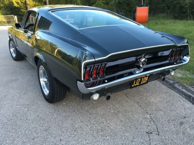 1967 Green Ford Mustang