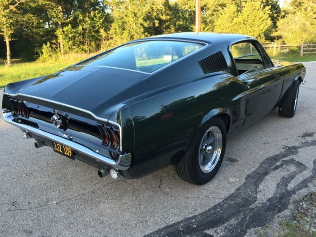 1967 Green Ford Mustang