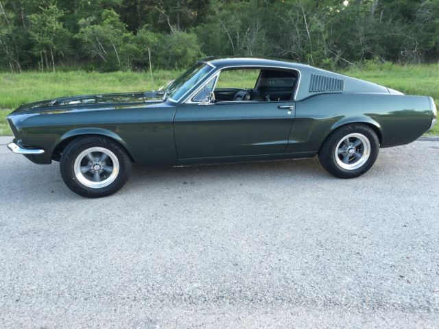 1967 Green Ford Mustang