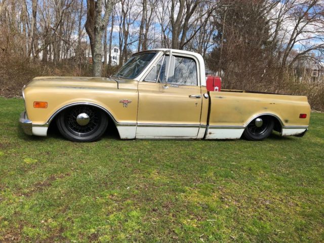1968 Gold AND WHITE Chevrolet C-10 pickup