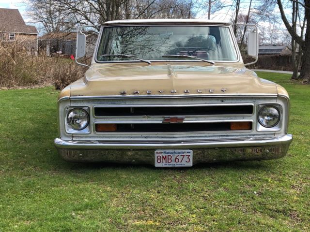 1968 Gold AND WHITE Chevrolet C-10 pickup