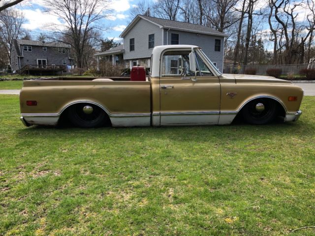 1968 Gold AND WHITE Chevrolet C-10 pickup