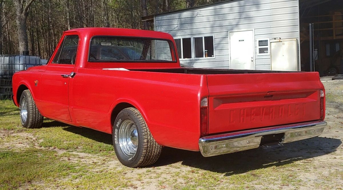 1968 Red Chevrolet C-10 Standard Cab Pickup