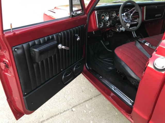 1968 Red Chevrolet C-10 Standard Cab Pickup