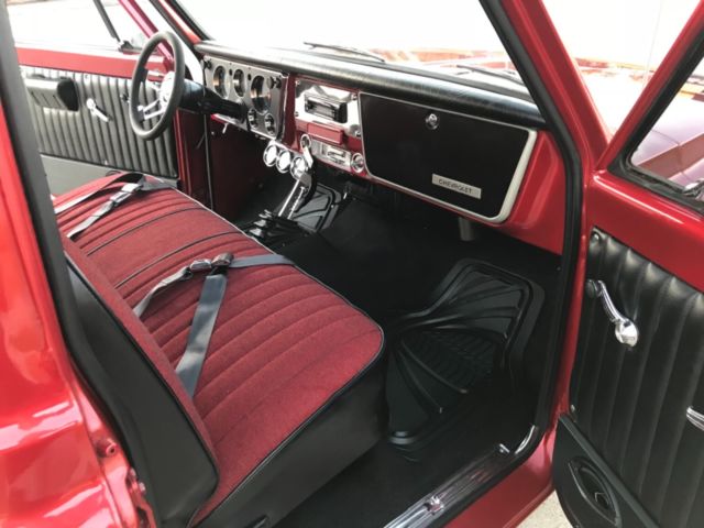1968 Red Chevrolet C-10 Standard Cab Pickup