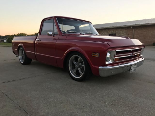 1968 Red Chevrolet C-10 Standard Cab Pickup