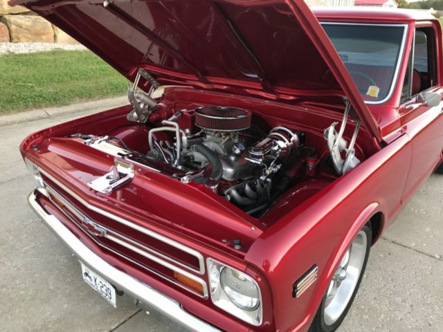 1968 Red Chevrolet C-10 Standard Cab Pickup