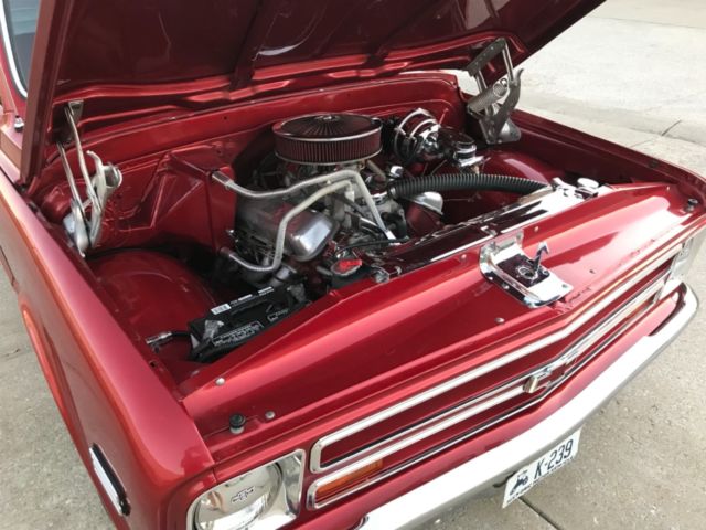 1968 Red Chevrolet C-10 Standard Cab Pickup