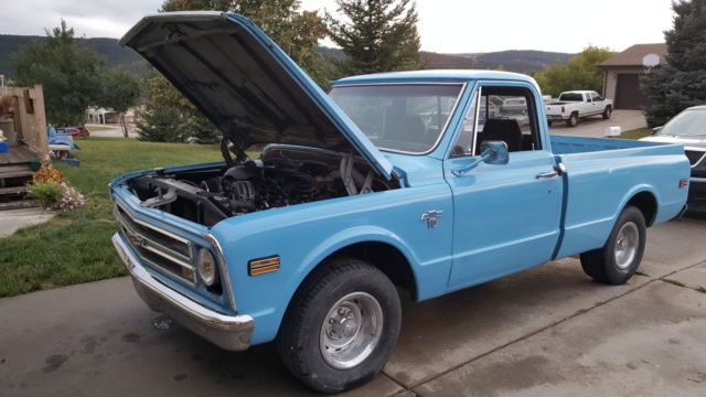 1968 blue Chevrolet C-10 pickup