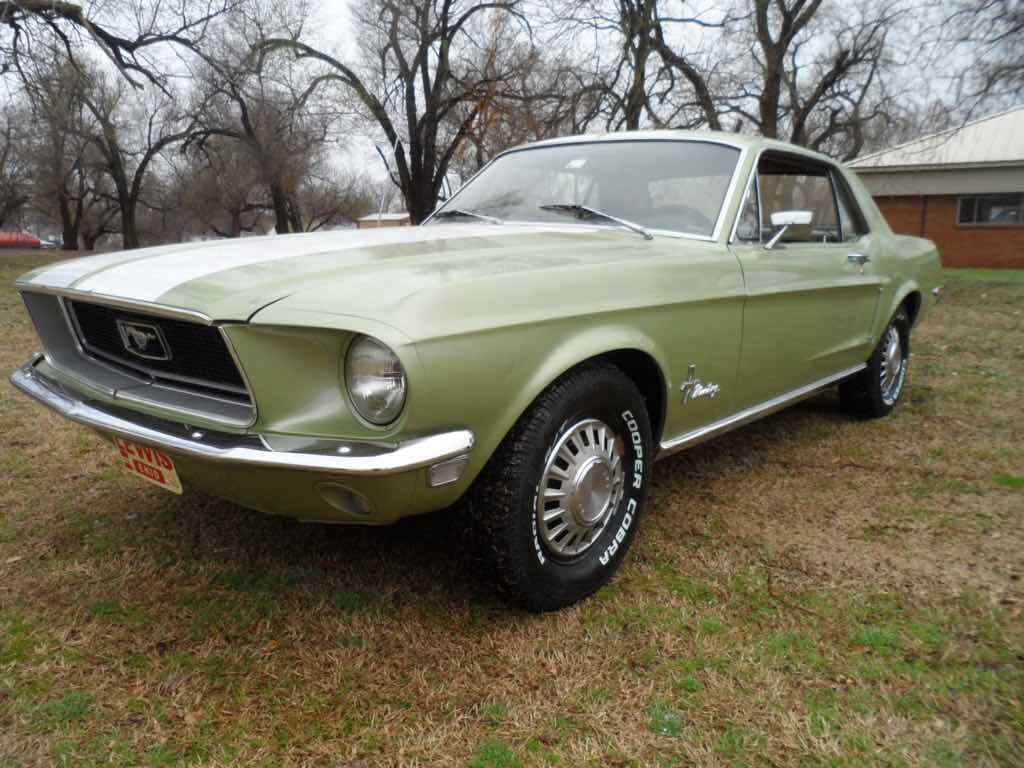 1968 Green Ford Mustang Coupe