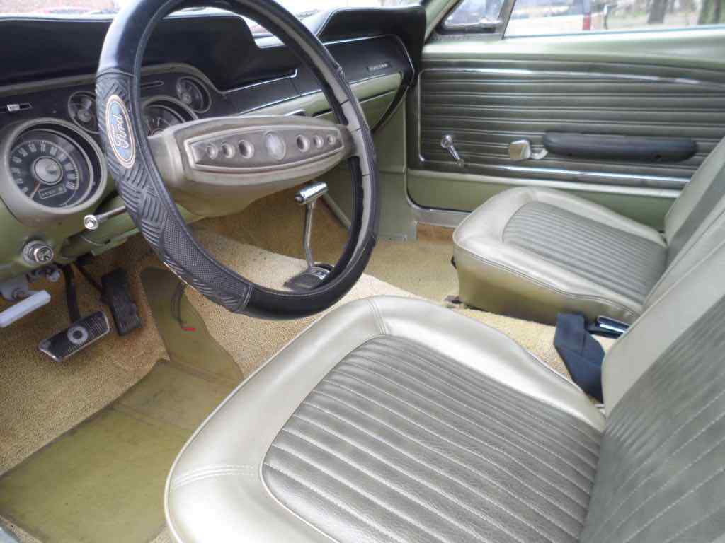 1968 Green Ford Mustang Coupe