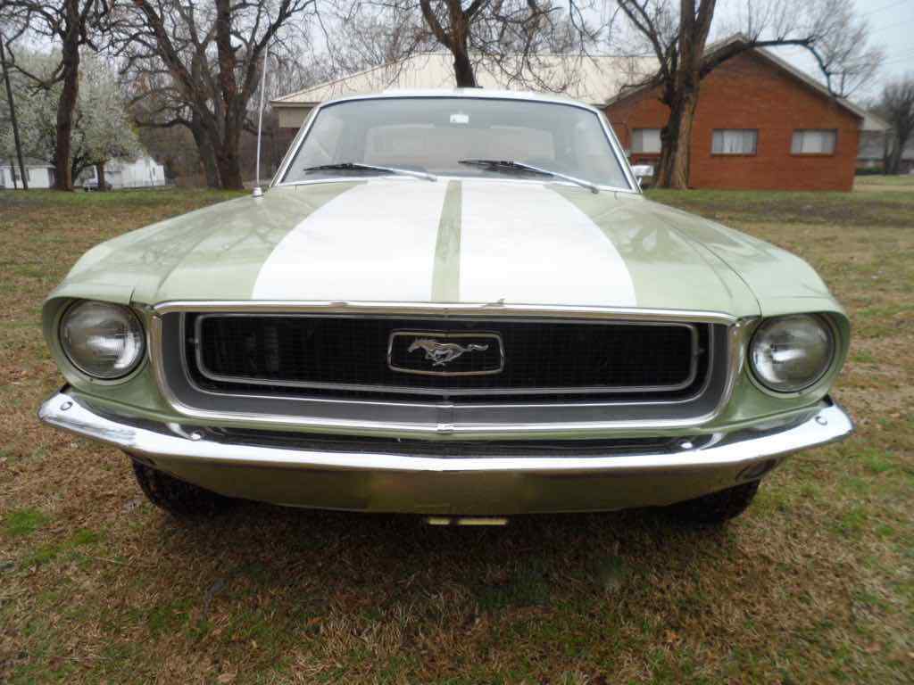 1968 Green Ford Mustang Coupe