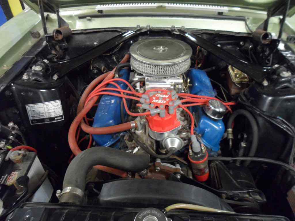 1968 Green Ford Mustang Coupe