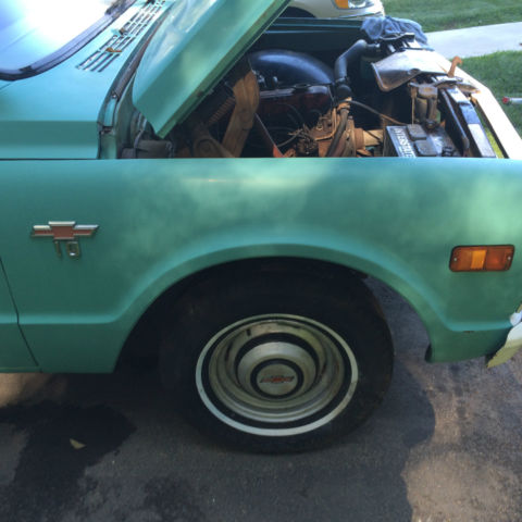 1968 Blue Chevrolet C-10 Stepside Short Bed