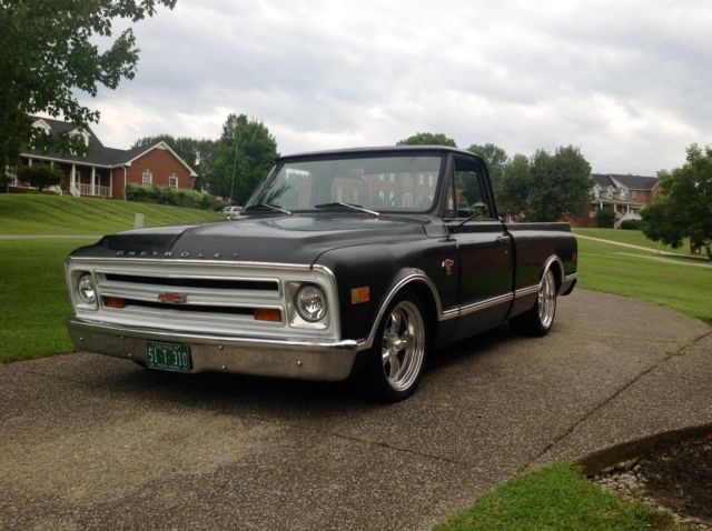 1968 Black Chevrolet C-10 Standard Cab Pickup