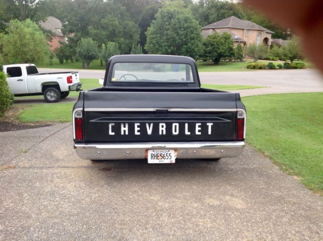 1968 Black Chevrolet C-10 Standard Cab Pickup