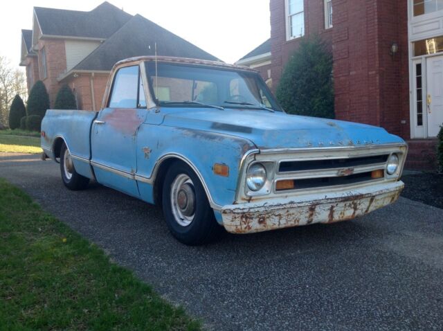 1968 Blue Chevrolet C-10 Standard Cab Pickup