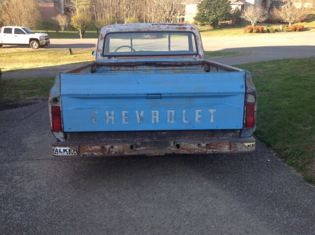 1968 Blue Chevrolet C-10 Standard Cab Pickup