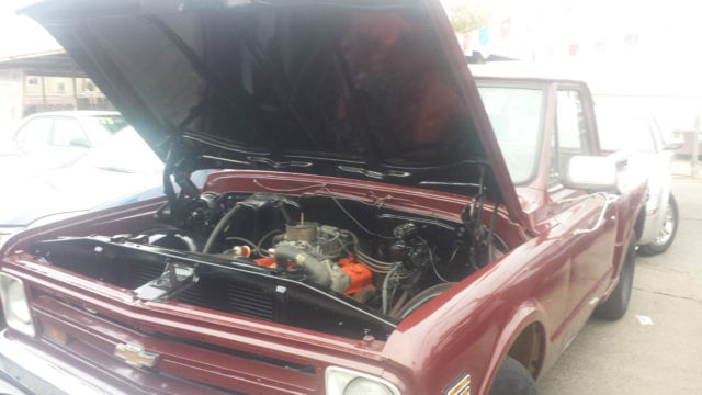 1968 Burgundy Chevrolet C-10