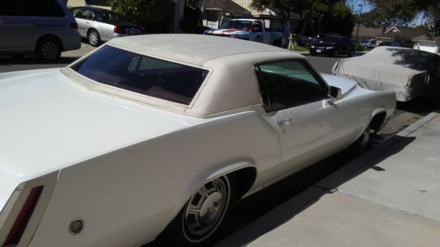 1968 White Cadillac Eldorado