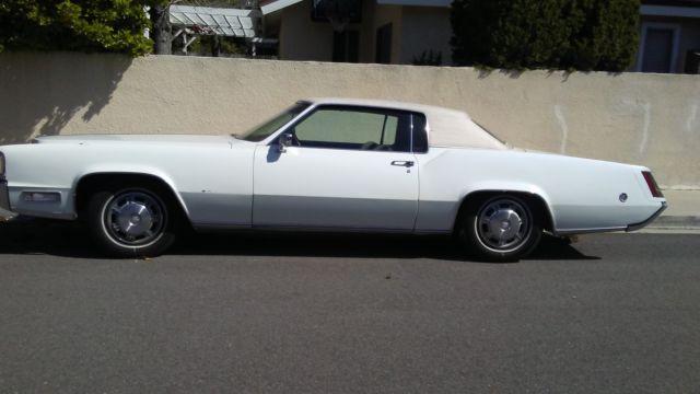 1968 White Cadillac Eldorado