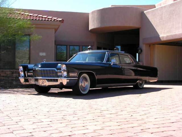 1968 Blue Cadillac Fleetwood Sedan