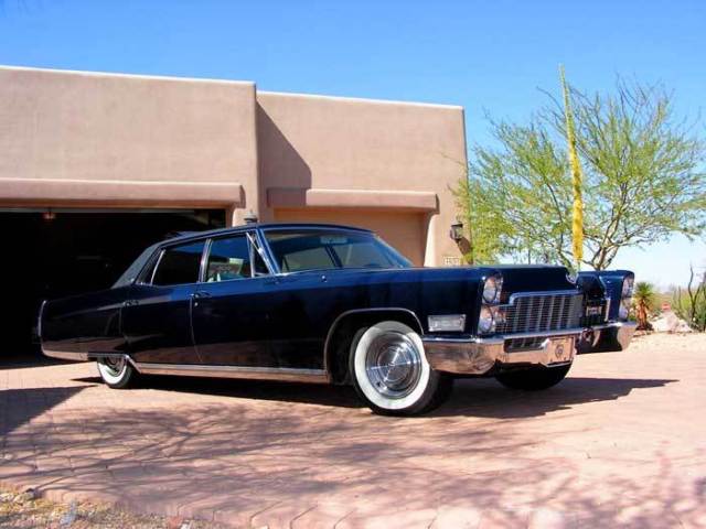 1968 Blue Cadillac Fleetwood Sedan