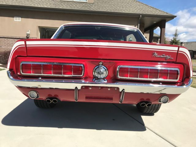 1968 Red Ford Mustang Coupe