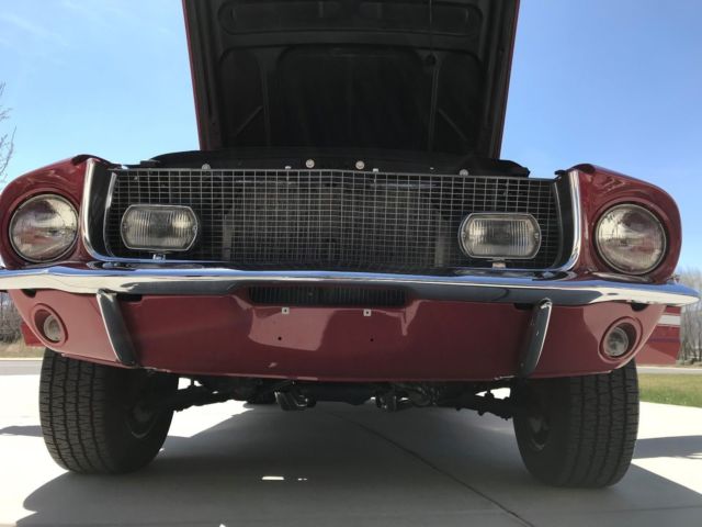 1968 Red Ford Mustang Coupe