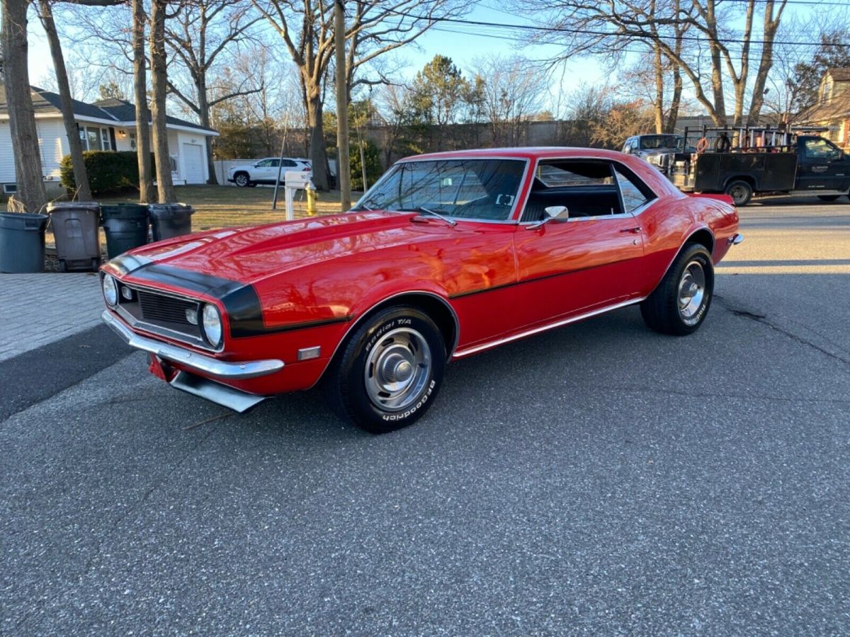 1968 Red Chevrolet Camaro Coupe