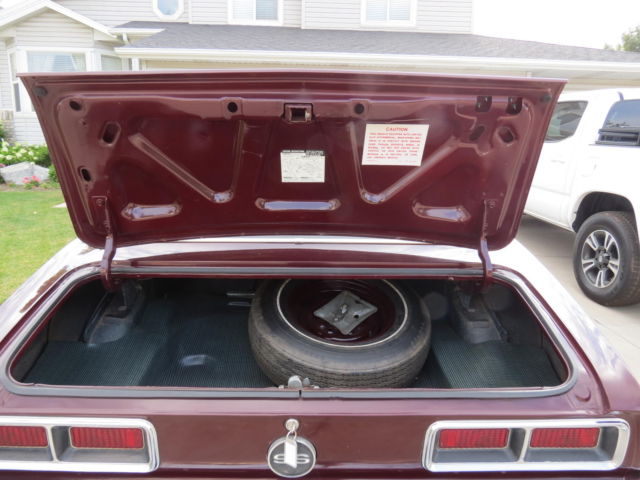 1968 Cordovan Maroon Chevrolet Camaro Coupe