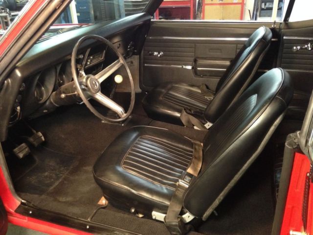 1968 Red Chevrolet Camaro Coupe