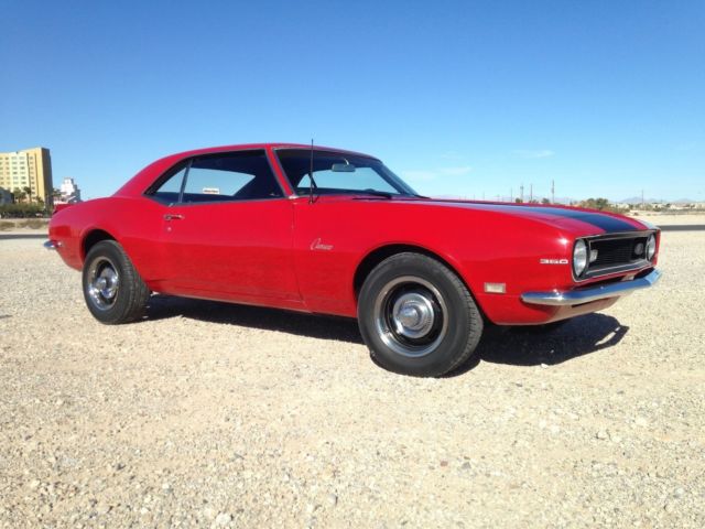1968 Red Chevrolet Camaro Coupe