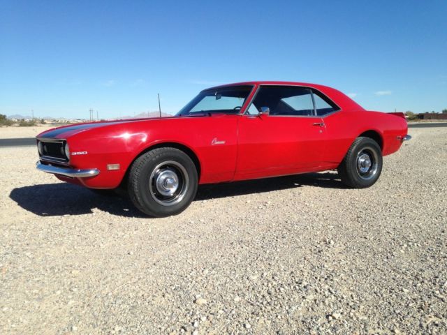 1968 Red Chevrolet Camaro Coupe